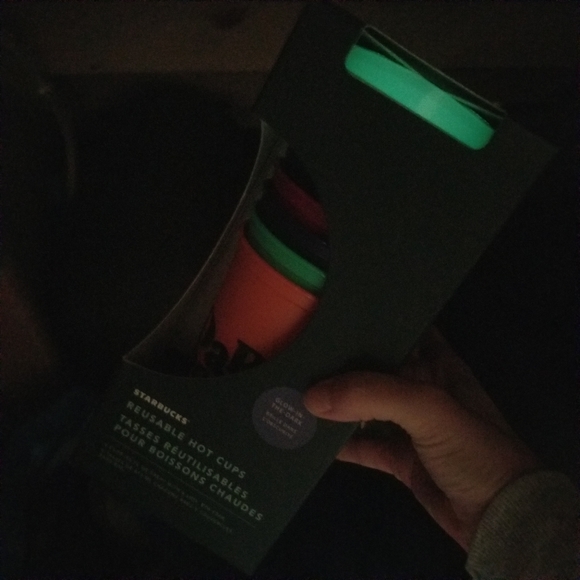 Starbucks Halloween Reusable Glow in the Dark cups - Picture 9 of 10